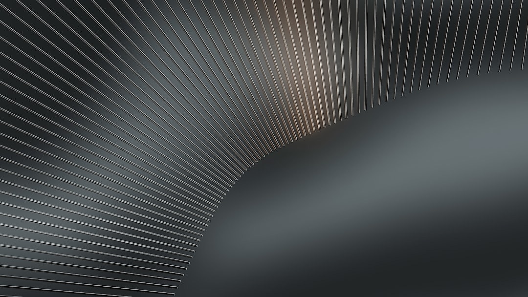 Render 3D abstrato com iluminação dramática